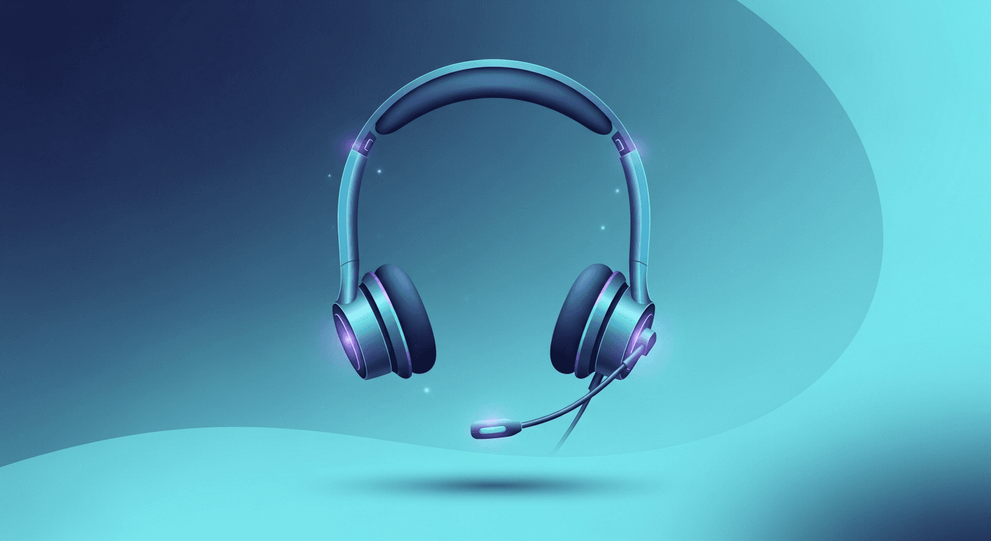 Customer support headset